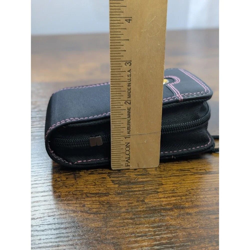 SWISS GEAR RHEA SMALL CAMERA Case GoPRO Case Size Black PINK STITCHING